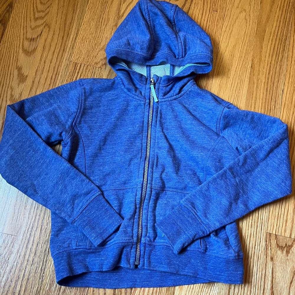 Athleta Girl anytime zip up hoodie size medium 8-10